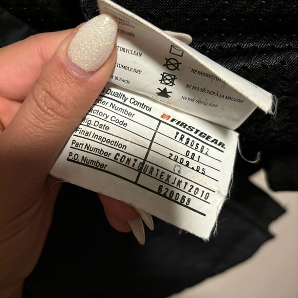 Women's FIRSTGEAR Padded Contour TEX Motocycle Jacket- Size Large - Picture 10 of 14